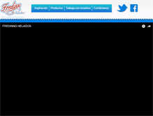 Tablet Screenshot of fredinnohelados.com
